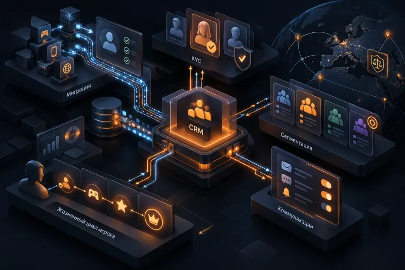 CRM-система для iGaming операторов: управление жизненным циклом игрока и повышение LTV на регулируемых рынках