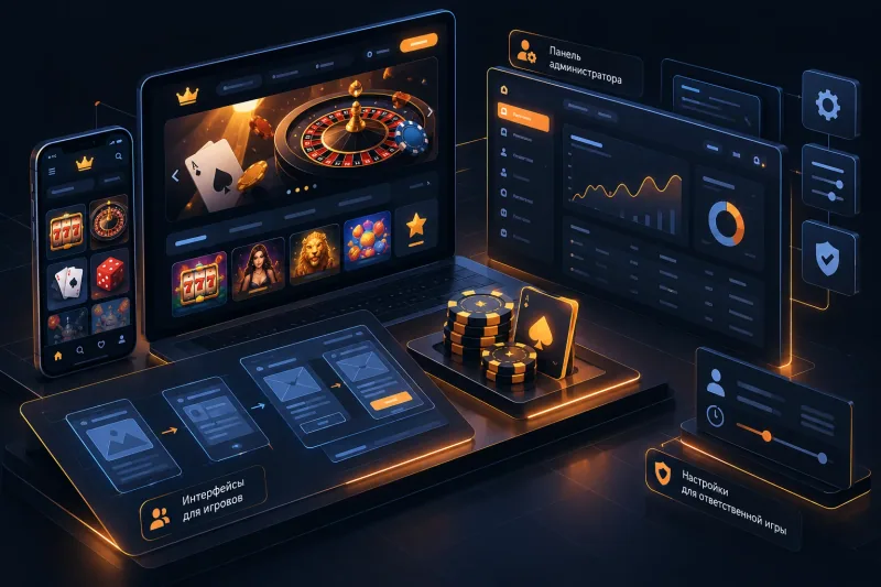 UI/UX дизайн для онлайн-казино: проектирование удобных и конверсионных интерфейсов для игроков и администраторов